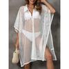 Dámský přehoz Velké velikosti Plážové oblečení Dovolená síťovaná košile se síťovinou Plavky Přikrývky Nepravidelné šaty Volné přehozy