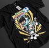 Anime Captain Tsubasa Hyuga Wakabayashi Goal Black TShirt Gift For Otaku