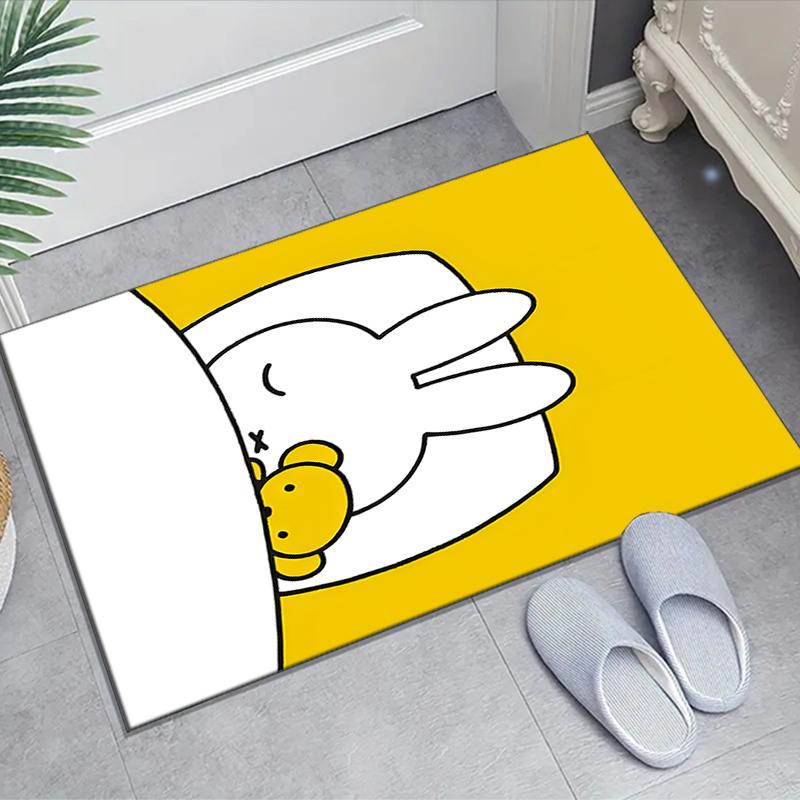 1pc Miffy4 Design Area Rug - Non-Slip, Soft & Cozy Floor Mat for Living Room, Bedroom, Office - Indoor/Outdoor Decorative Carpet