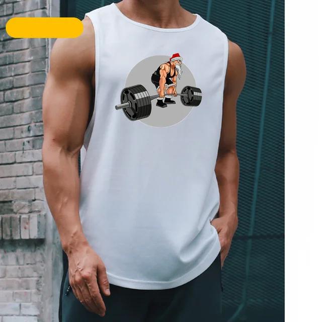 Pánske oblečenie Bodybuilding Gym Tričká pre mužov Basketbal Muž Košeľa bez rukávov Tričko Vesta Letné Oblečenie Topy Tričká