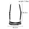 Leather Hip-hop Personality Fashion Bondage Chest Ornament Integrated Trendy Body Chain