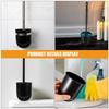 2Pcs Plastic Toilet Brush Cup Holder Modern Simple Design Compact Lightweight Bathroom Cleaning Tool Organizer Storage Rack