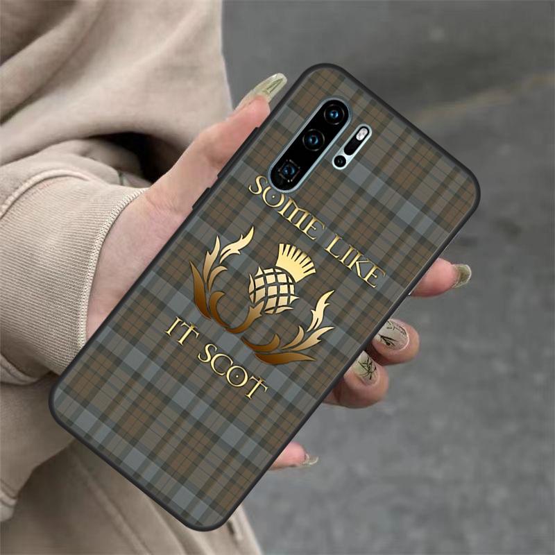 Outlander Fraser Tartan Case For Huawei Nova 10 SE 9 11 11i 8i 3i 5T Y60 Y70 Y90 Y61 Y91 P20 P30 Pro P40 Lite Cover