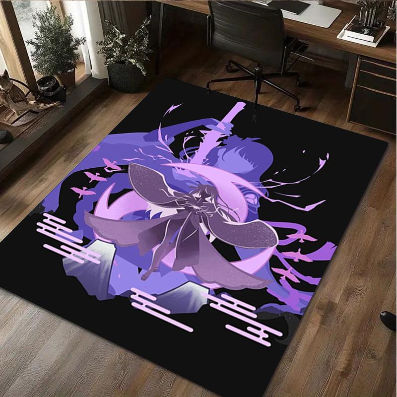 Genshin Impact Rug Home carpet Office Decorative Carpet For Living Room Bedroom Door Mat Floor Carpet Computer Chair Area Rug