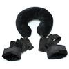 Pink / Black Shape Pillow Nylon Straps And Cuffs   Restraints Restraint Kits & Sets