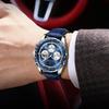 POEDAGAR Original Fashion Men Clock Luminous Waterproof Chronograph Date Man Wristwatch Leather Quartz Sport Men's Watches