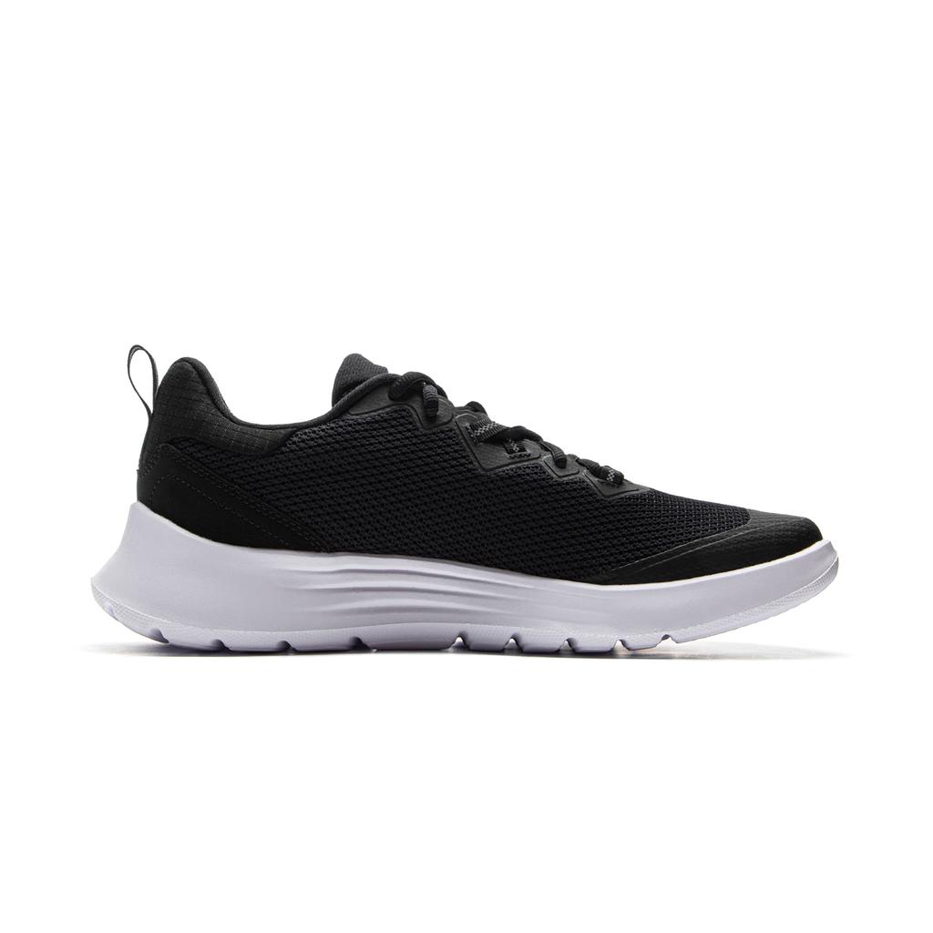 Li-Ning Lightweight Feather Series Soft Rebound Casual Running Shoes Men Sneakers Black White ARSV091-1
