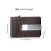 Pure Cowhide Retro Men'S Card Bag, Small Design, Automatic Card Elastic Small Wallet, Genuine Leather Card Cover Bag, Dollar Clip Men'S Bag
