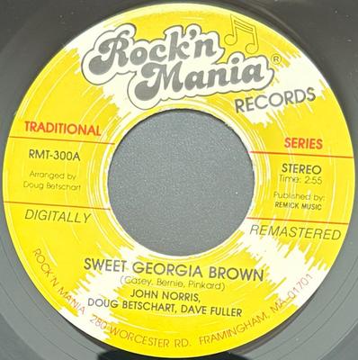7inch Record JOHN NORRIS, DOUG BETSCHART, DAVE F - Sweet Georgia Brown / Mexican Hat D RMT300 Rock'n Mania Re 1985 US Jazz Used