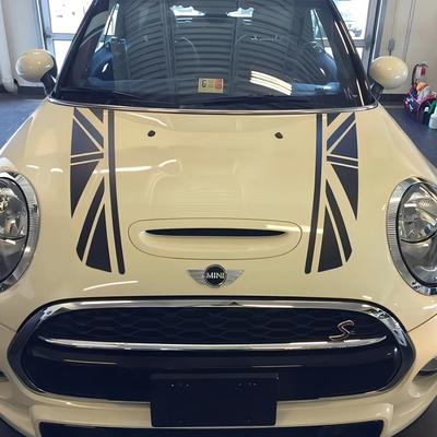 Car Hood Engine Sticker Union Jack Styling For Mini Cooper S F54 F55 F56 F60 R53 R55 R56 R60 R61 Clubman Countryman Tuning Cover