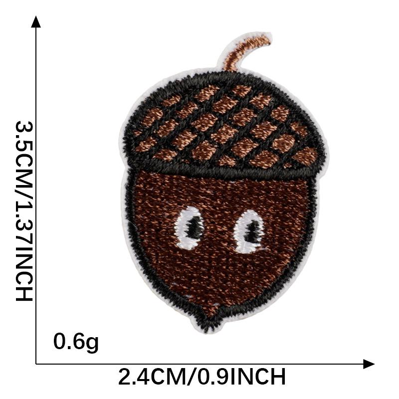 Cartoon Animal & Fruit Embroidered Patch for DIY Accessories and Handbooks