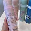 Large Capacity Thermos Cup for Girls, Stylish Water Bottle with Lid, Stainless Steel Big Belly Water Bottle for Children