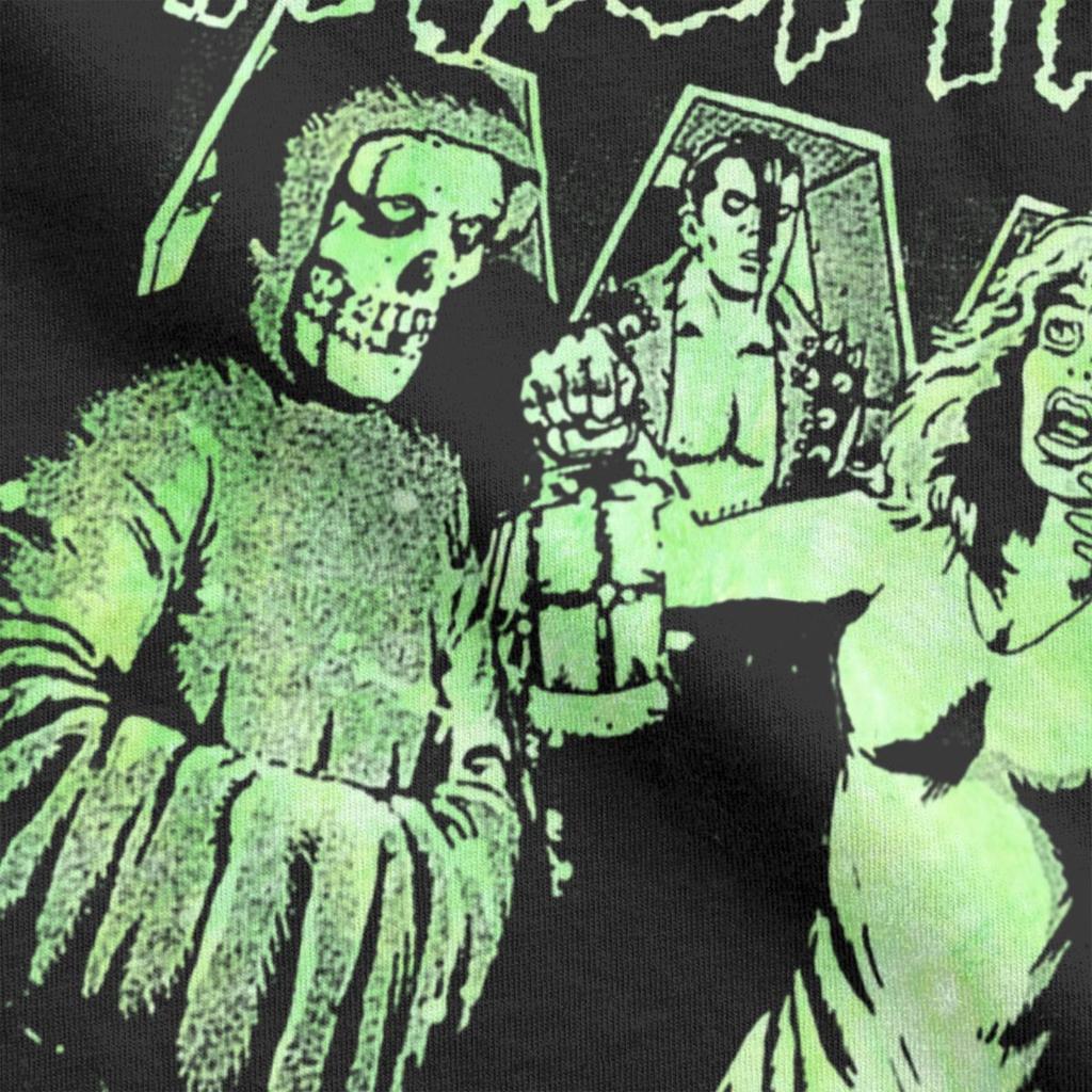 Men T-Shirt The Misfits The Return Funny Pure Cotton Tees Short Sleeve T Shirt O Neck Tops 4XL 5XL 6XL