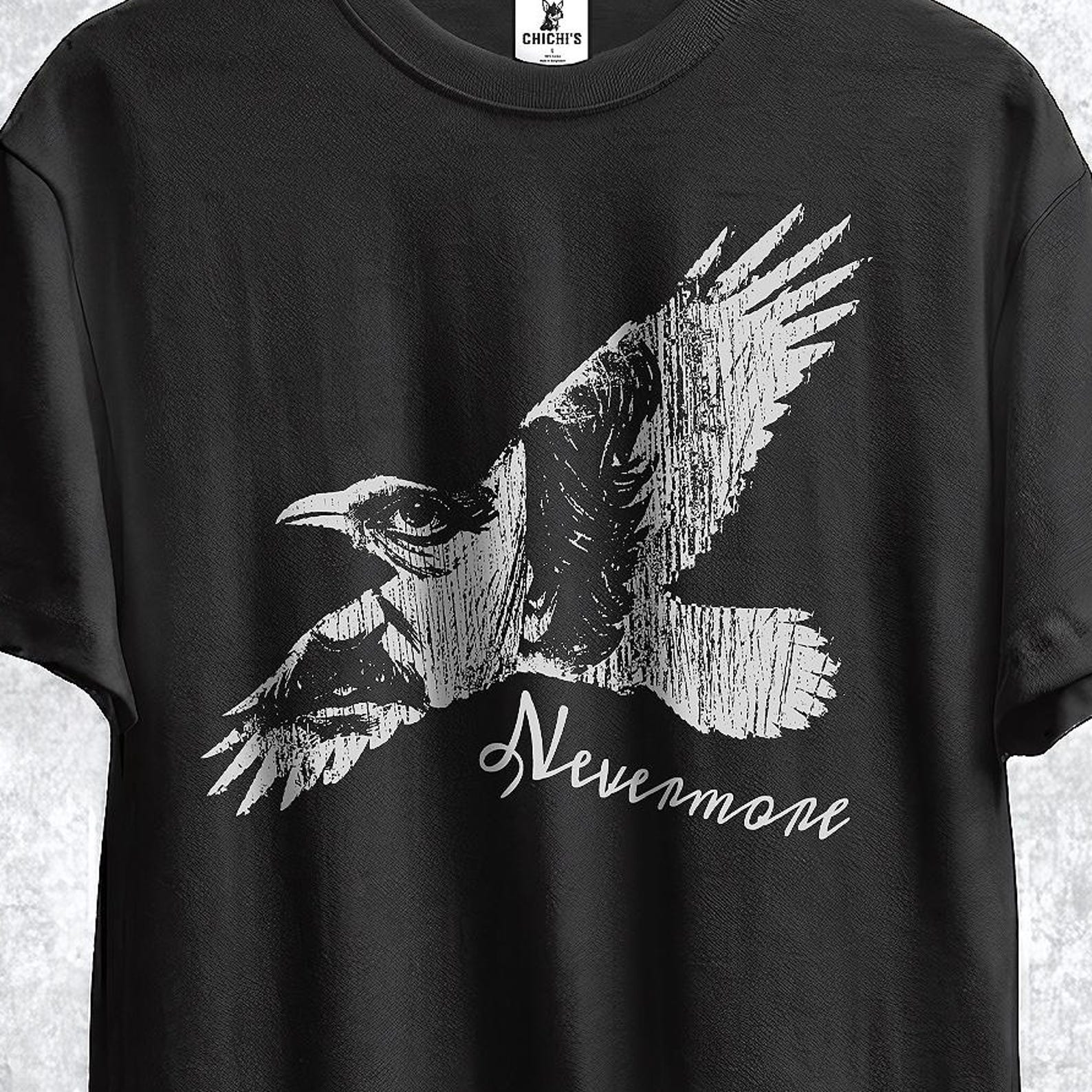 Poe Nevermore Shirt Dark Academia Clothing Edgar Allan Poe Raven Comfort Colors Tee XL