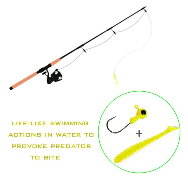 12Pcs Soft Fishing Lure 9cm Artificial Soft Bait with Life-like Swim