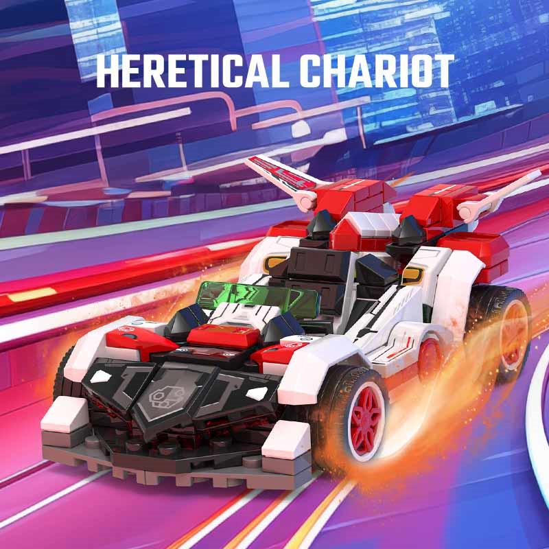 Non-Toxic Sembo Anime Elemental Chariot Assemblage Building Blocks Moc Sports Car Racing Vehicle Model Bricks Kids Toys For Children Diy Gifts