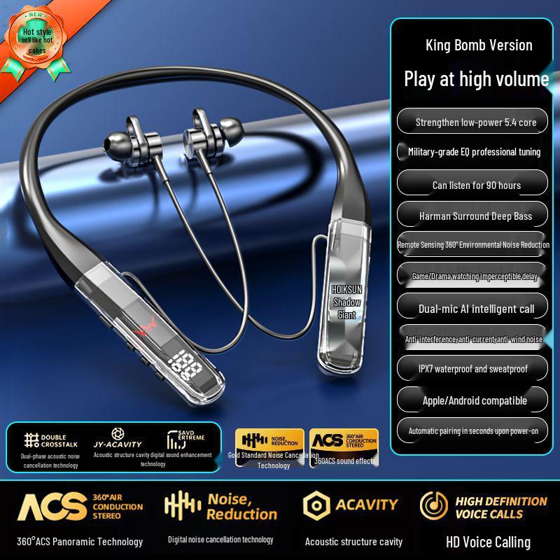 2025 Bluetooth In-Ear Earphones, Long Standby, Noise Cancelling, Sports & Running, Heavy Bass
