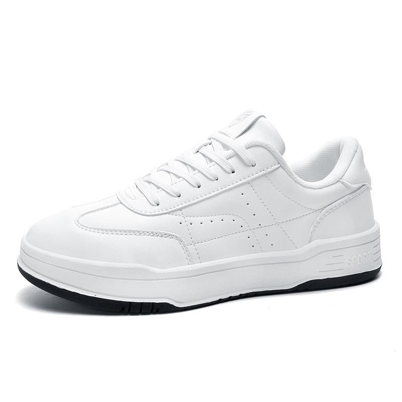 

Original niche men s leather white shoes light fashion training shoes outdoor trend versatile casual leather shoes 39