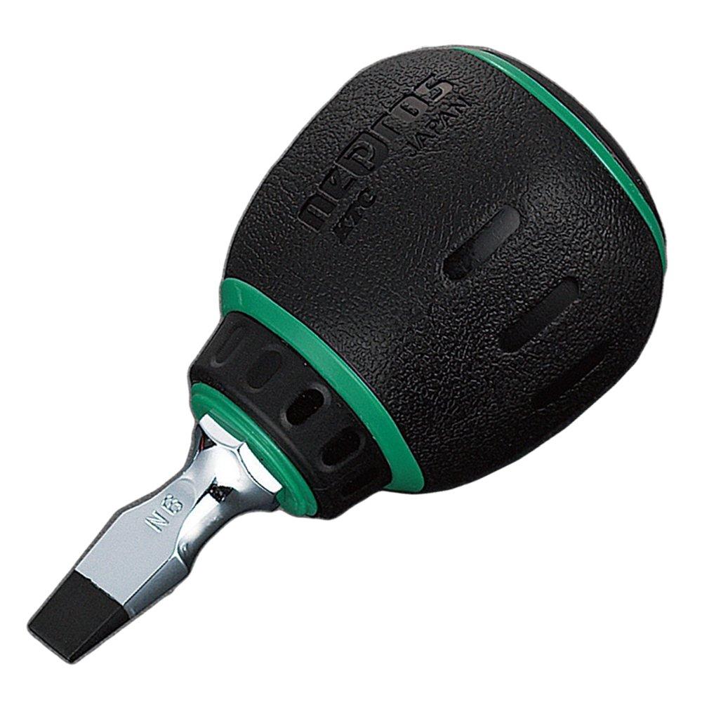 

Kyoto Tool Nepros Короткая отвертка с рукояткой из смолы (КТК) НД1МС-6