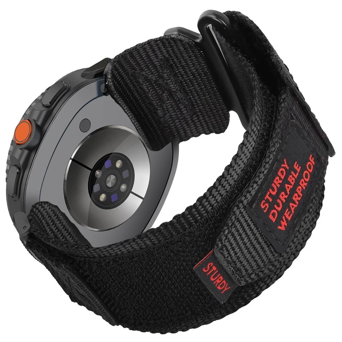 

Нейлоновий ремінець для Samsung Galaxy Watch 8 Classic watch8 40мм 44мм Ultra2 Sport Loop Браслет Спортивний ремінець Заміна correa Watch 8 Classic