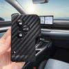 For Renault Scenic Clio 4 Megane Stage Scenario Tula Region Carbon Fiber Silicone Remote Card Key Cover Case Fob Holder Keychain