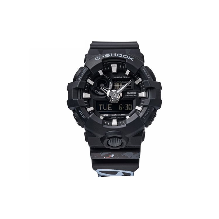 Casio G-Shock Godzilla Collaboration Gift Box Classic Pointer Dual Display Waterproof Quartz Movement Resin Strap Men watches Black GA-700-1BPRG