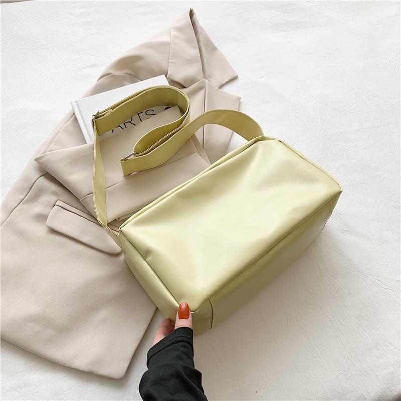 Trendy Chic Street Style Tote Bag Stylish Shoulder Bag Pu Leather For Women