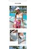 Korean-Style High Waist Two-Piece Swimsuit with Hollow-Out Skirt