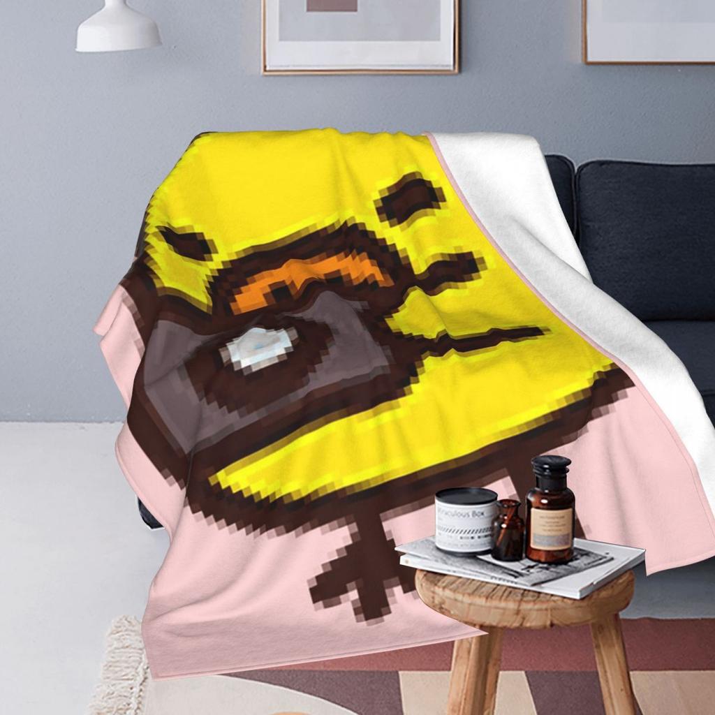 Kiiroitori Baby Chick Funny Meme  Blankets Fleece Sofa Throw Blanket Super Soft for Couch Bedding Travel Throws Bedspread Quilt
