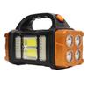 Portable Searchlight Outdoor Handheld Multi Function Solar Charging USB Flashlight for Camping
