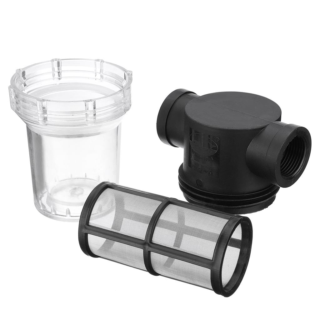 Buy 20mm 25mm Inline Mesh Strainer Water Pump Pipeline Filter Garden ...