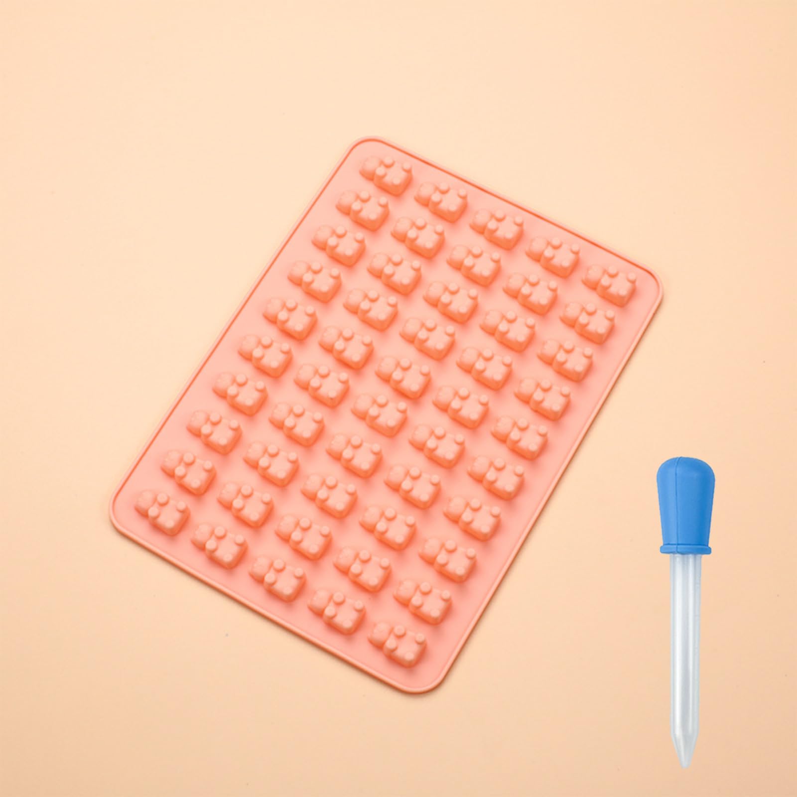 

DEVENTORZ Конфеты Мармеладные мишки Шоколад Силикон Шоколадная Сладкая Форма с 1 Силиконовой Формой для Выпечки Торта Кухонное Ремесло Термостойкая Форма, Форма, Форма, Форма, Пипетка,