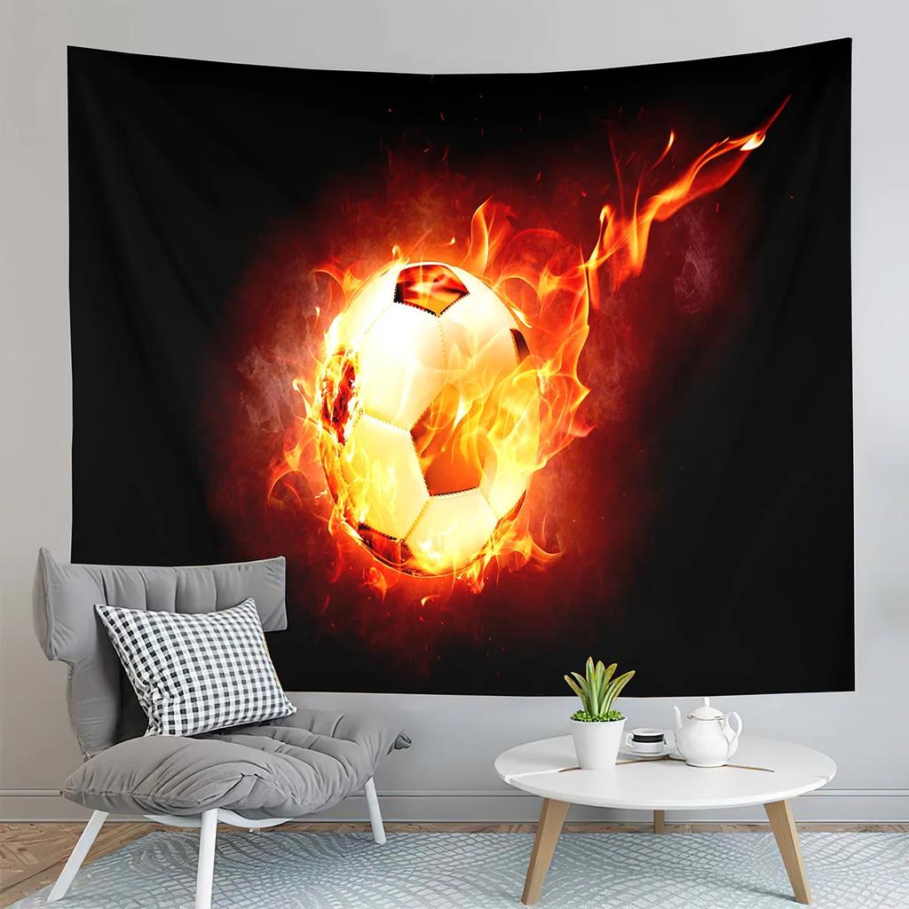 Football Tapestry, Stadium   Fans  Art Living Room Bedroom Wall Hanging Tapestry
