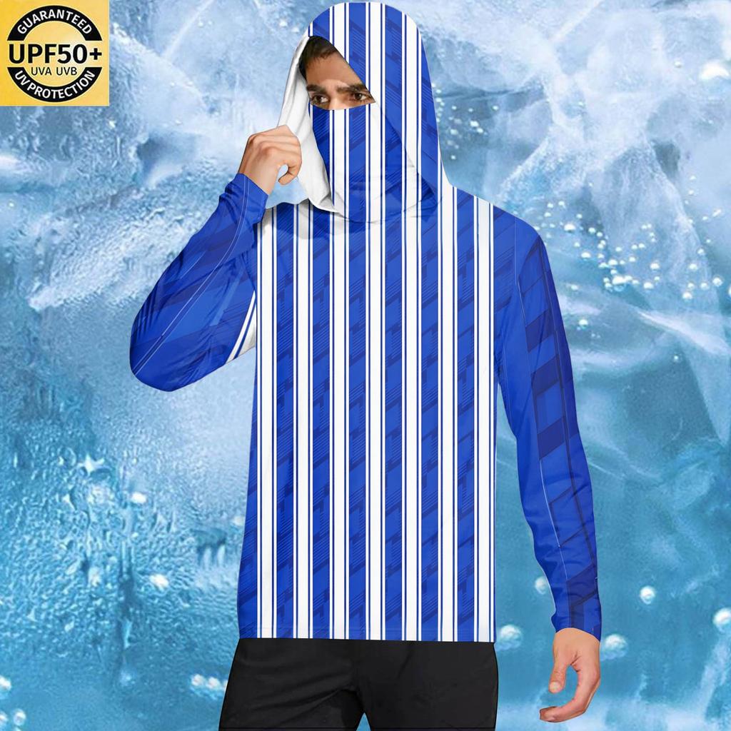 Men's Casual Hooded Long Sleeve Sunscreen Top