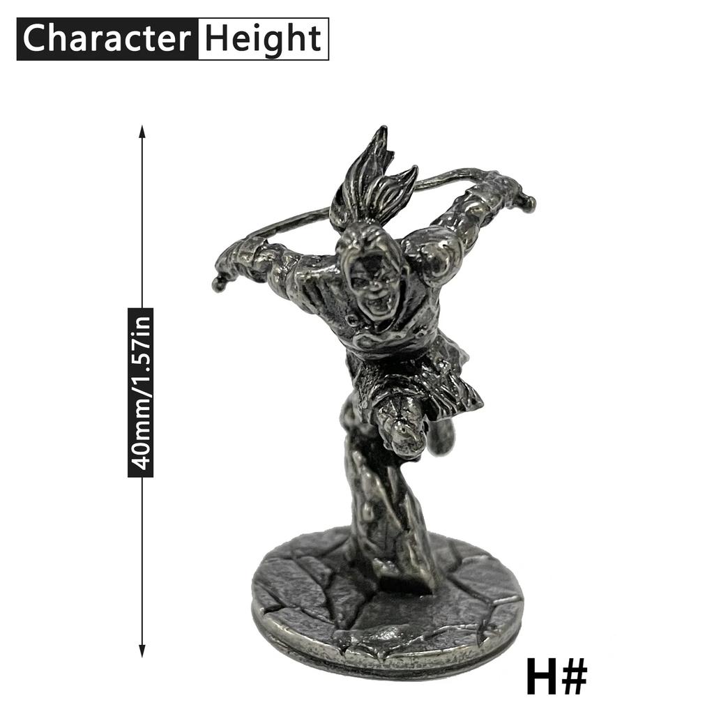 War Chess Table Game Car Ornaments Decorations Crafts Copper Undead Skeleton Soldiers Dolls Army Legion Model Figurine Miniature
