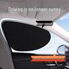 Car Window Static Cling Sunshade Curtains: Privacy, Light Blocking, Side Shade for Camping