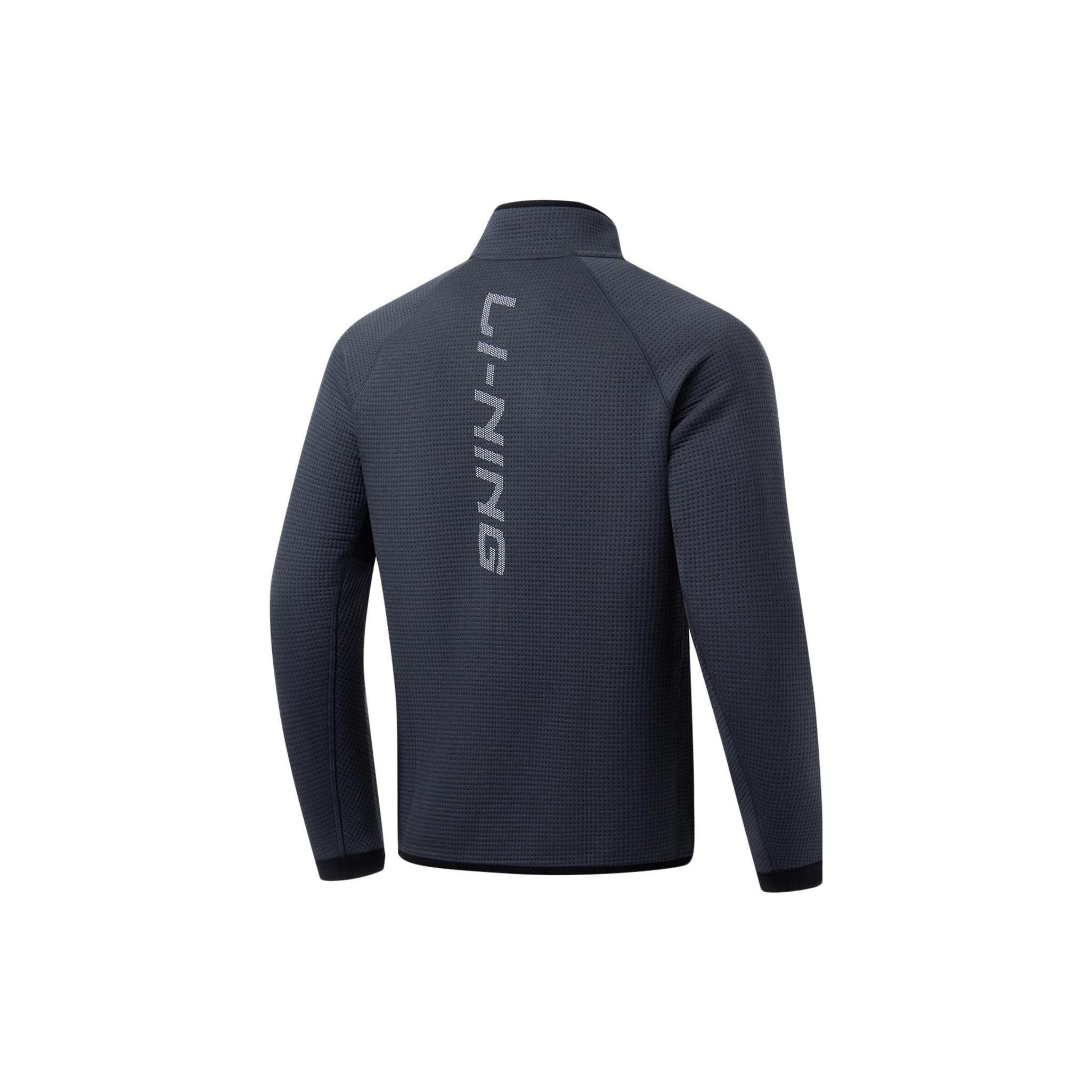 Баскетбольная серия Li Ning с логотипом и буквами на молнии теплая толстовка с капюшоном — фото 2