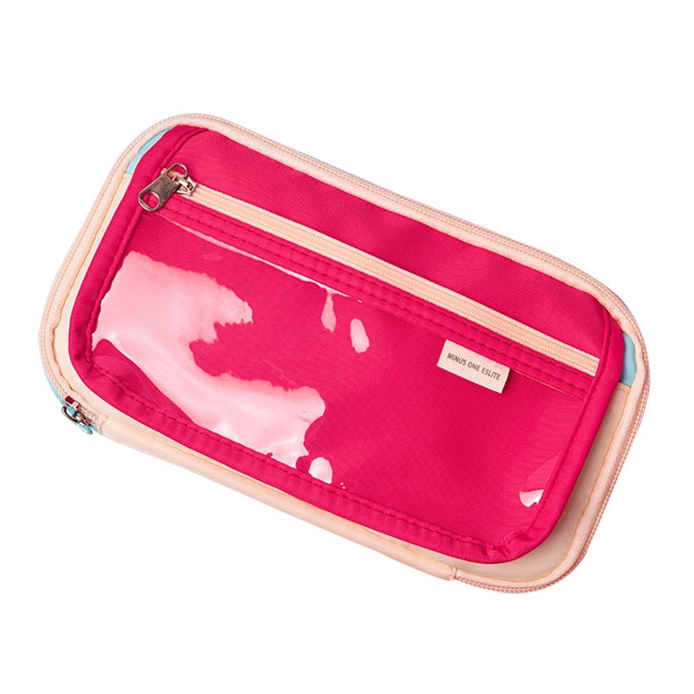 

Large Capacity Pen Bag Fabric Stationery Bag Cute Pen Box School Students розы красного