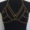Body Chain Sexy Wild Jewelry Accessories Chest Cross Style Beach Nightclub Bikini Body Chain for Dancing