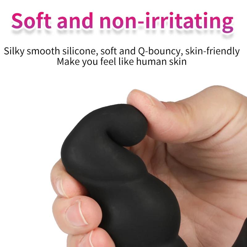 Wearable Anal Plug Dildo Realistic Butt Plug Sex Toys for Women /Men Masturbators Anal Toys Butt Plug Anus Pull Bead
