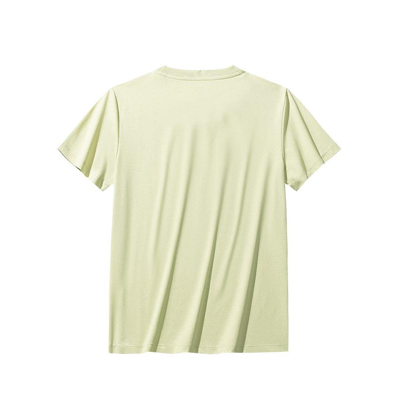 Anta Comfortable Casual Simple Round Neck Pullover Versatile Short Sleeve T-Shirt Women T-Shirt Pistachio-Green 962528101-5