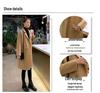 2023 Women's Trendy Korean-style Loose Camel Wool Coat for Autumn/Winter