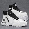 Autumn Shoes for Men Short Boots High Tops Leather Casual Shoes Fashion Desert Ankle Boots