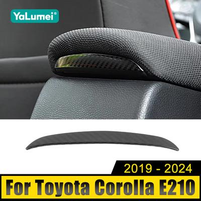 For Toyota Corolla E210 2019-2021 2022 2023 2024 Hybrid Stainless Car Rear Console Armrest Garnish Trim Strips Cover Stickers