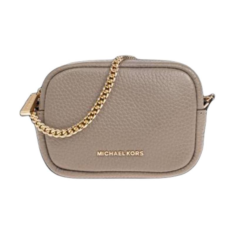 MICHAEL KORS Bryant Logo Leather Handbag Women s Gray серый