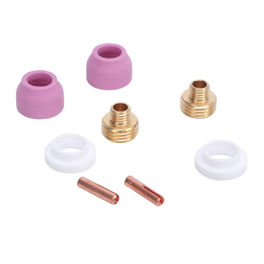 Schweißbrenner 2,4mm Anschluss 2,4mm Elektrodenklemme Keramikdüse PTFE Frontabdeckung Schweißbrenner