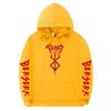 Mens Hooded Fleece Sweatshirt Inspired By Berserk Anime Streetwear Casual Oversized Pullover