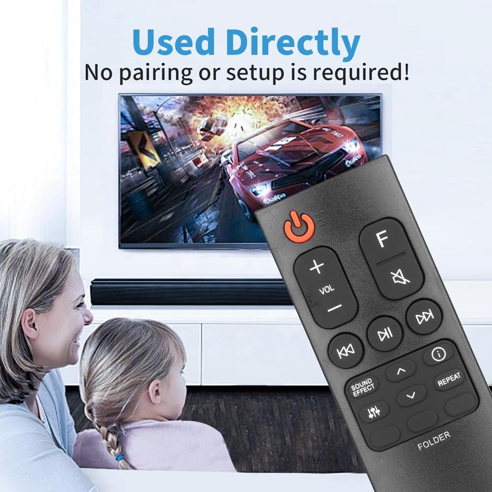 Replace AKB75595361 Remote Control Use for LG Sound Bar SL4Y SN5Y SL5Y SN6Y SL6Y SN7CY SPL5B-W SPN5B-W SPH4B-W SPJ4M-S S65S3-S