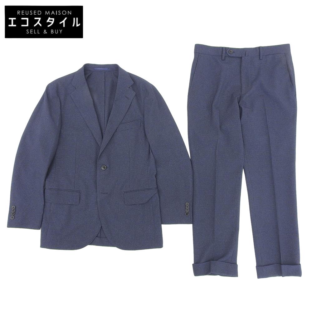 MACKINTOSH PHILOSOPHY Мужской костюмный комплект Houndstooth Trotter, темно-синий, размер 38R, размер 40, комплект костюма 38R/40, темно-синий, б/у