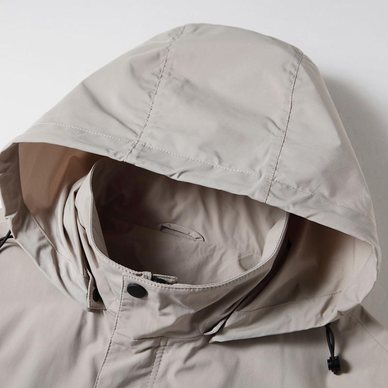 Spring and Summer New Removable Hooded Young and Middle-aged Light Luxury Business Leisure Thin Trendy Jacket